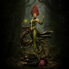 Verdant Vine Enchantress | 1/6 Unpainted Resin Kit Model