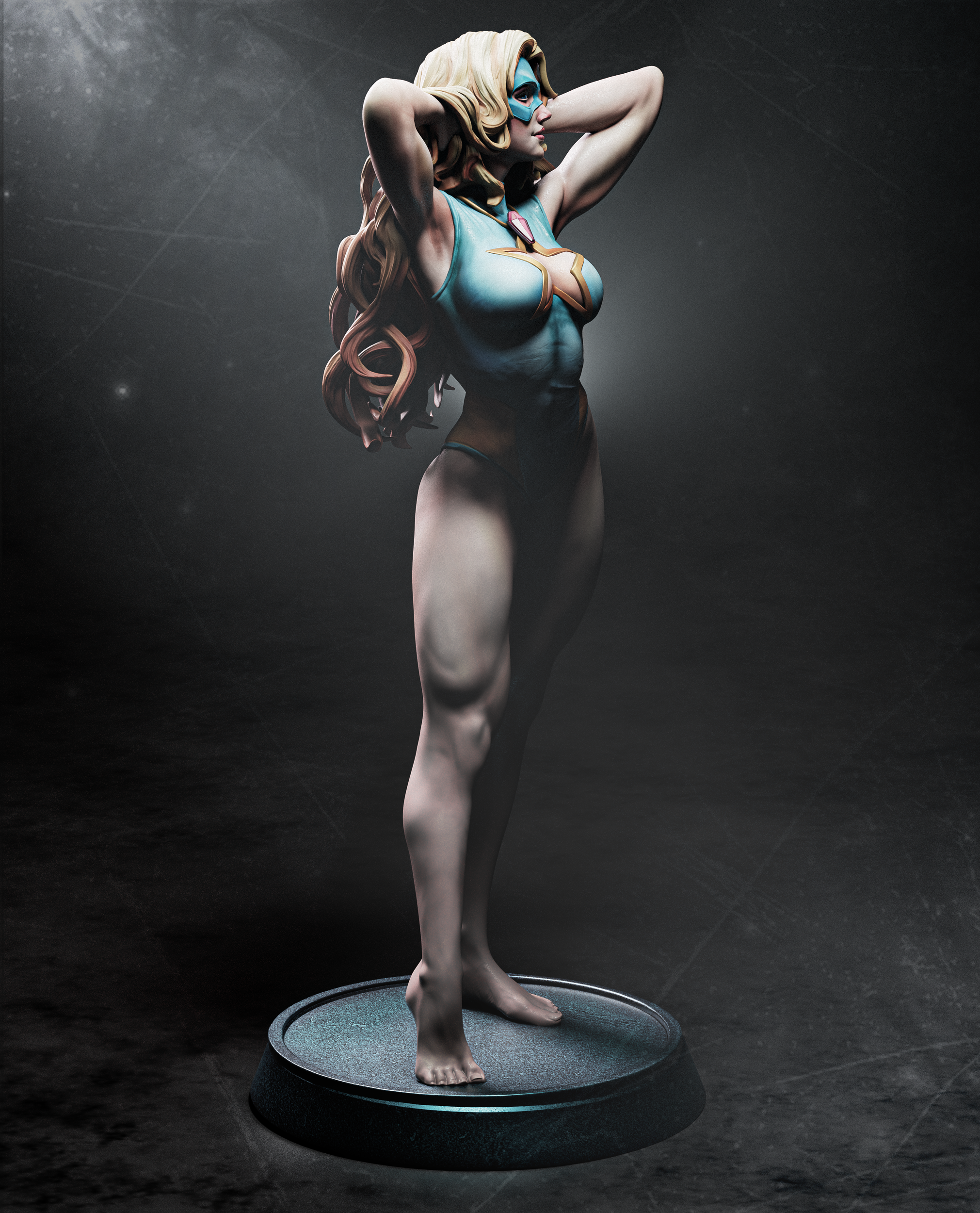 Azure Star Sentinel | 1/6 Unpainted Resin Kit Model