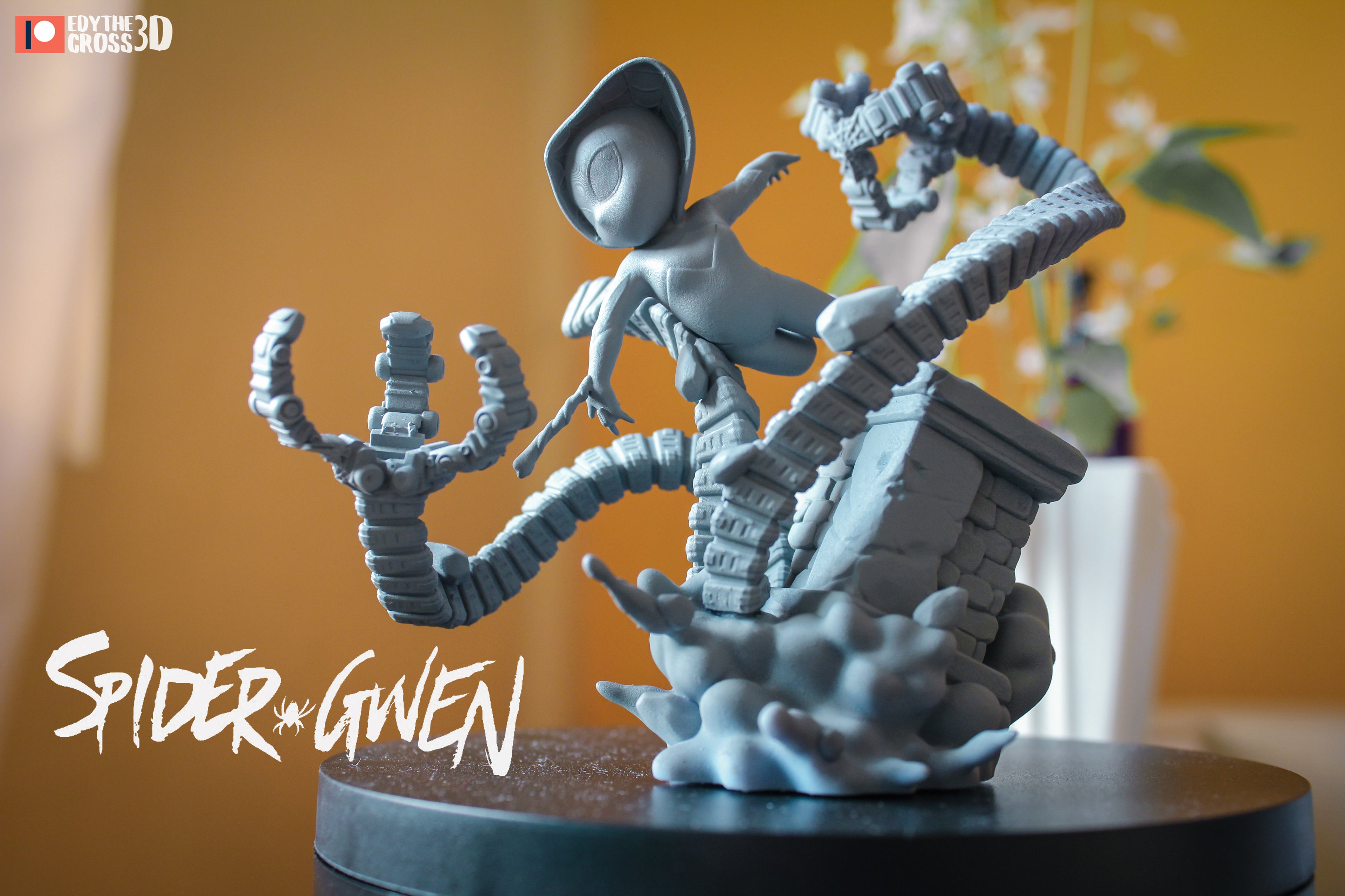 Shadowweb Arachne | Chibi Unpainted Resin Kit Model