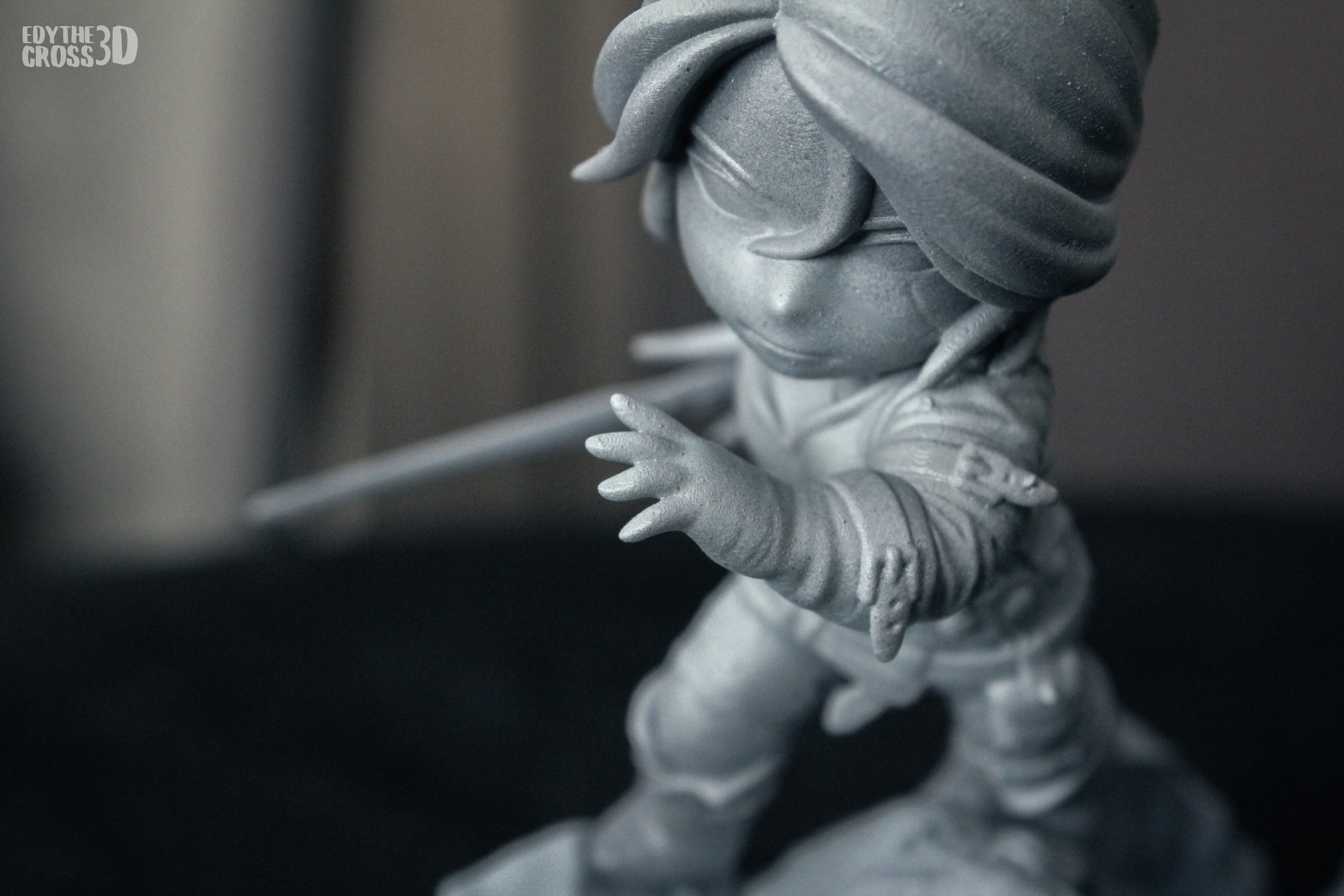 Silvermane Beastslayer | Chibi Unpainted Resin Kit Model