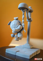 Silken Shadow Acrobat | Chibi Unpainted Resin Kit Model