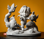 Bramblefowl Scamp | Chibi Unpainted Resin Kit Model