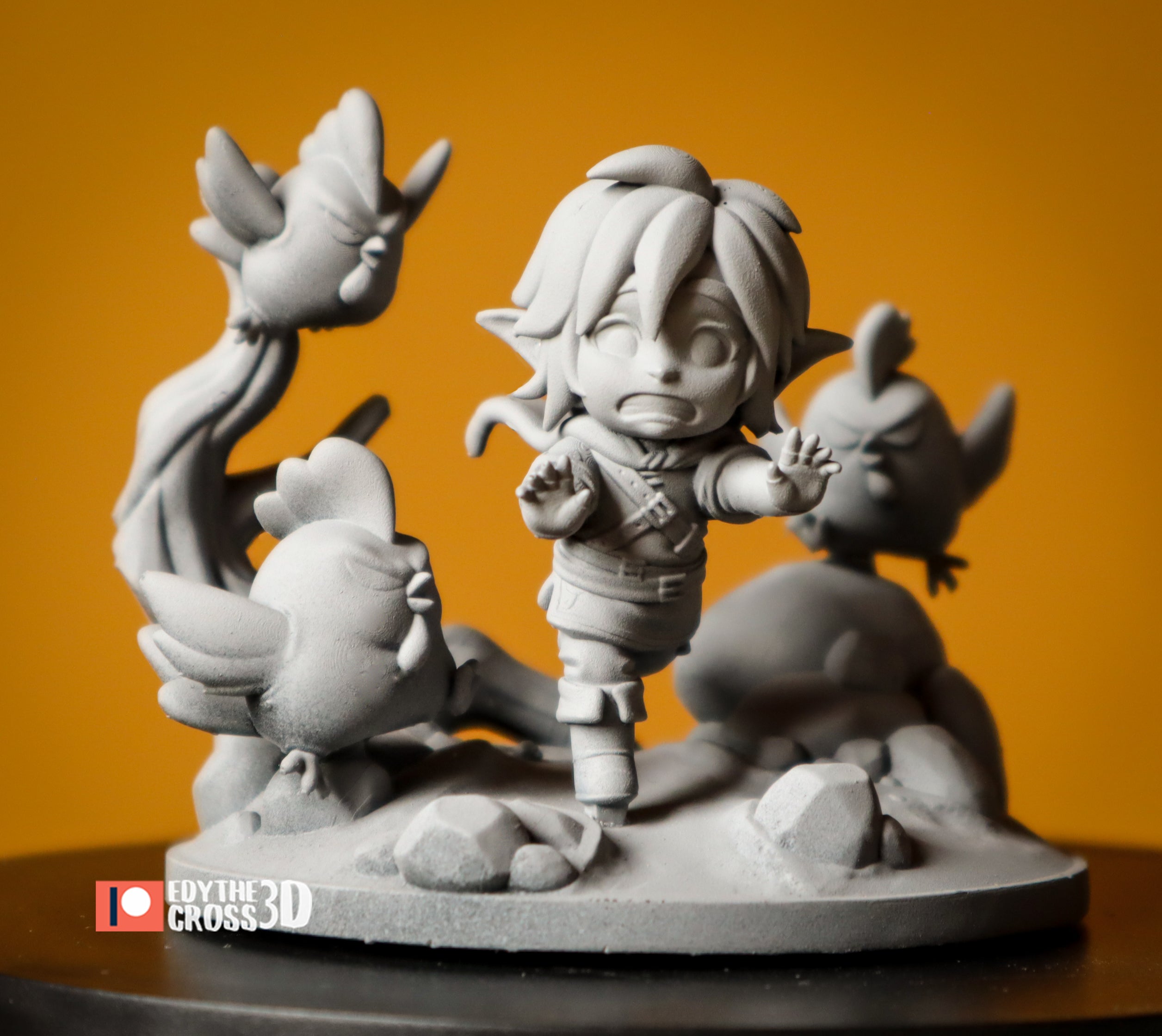 Bramblefowl Scamp | Chibi Unpainted Resin Kit Model
