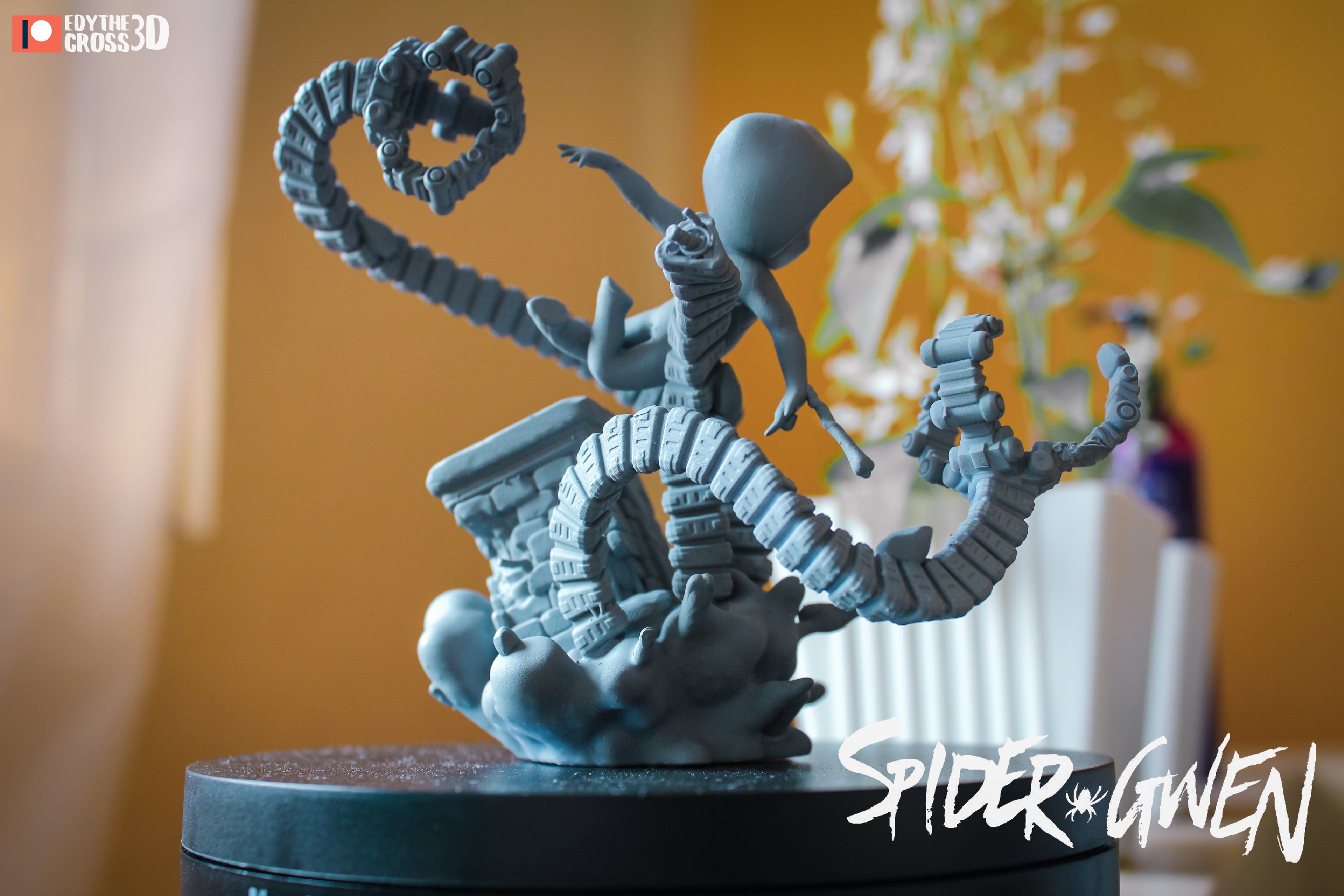 Shadowweb Arachne | Chibi Unpainted Resin Kit Model