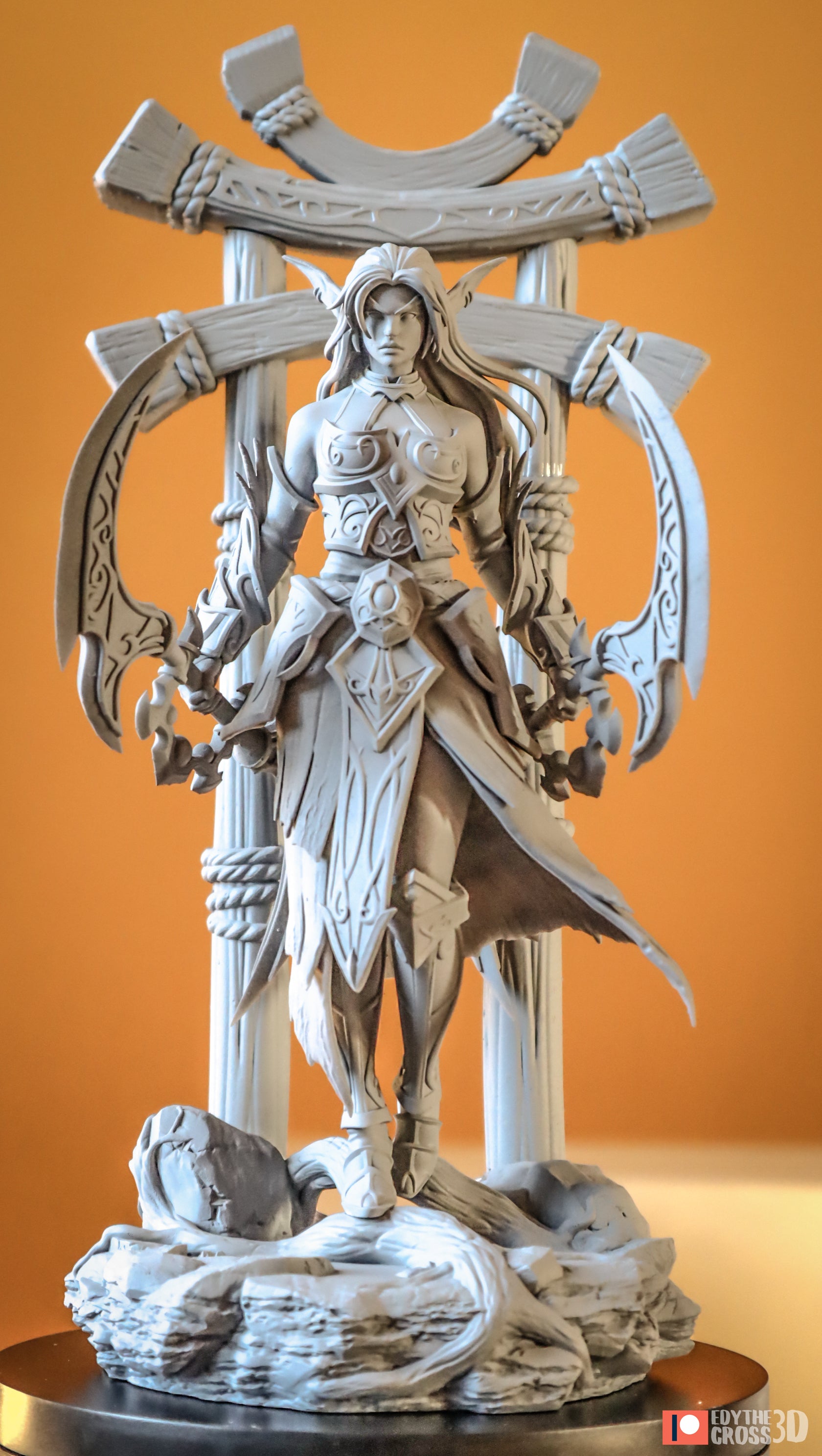 Moonscythe Warden | 1/10 Unpainted Resin Kit Model