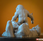 Primal Apex Clash | Chibi Unpainted Resin Kit Model