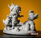 Bramblefowl Scamp | Chibi Unpainted Resin Kit Model