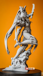 Stormveil Valkyrie | 75mm & 178mm Unpainted Resin Kit Model