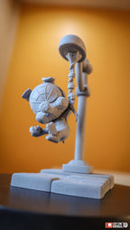 Silken Shadow Acrobat | Chibi Unpainted Resin Kit Model