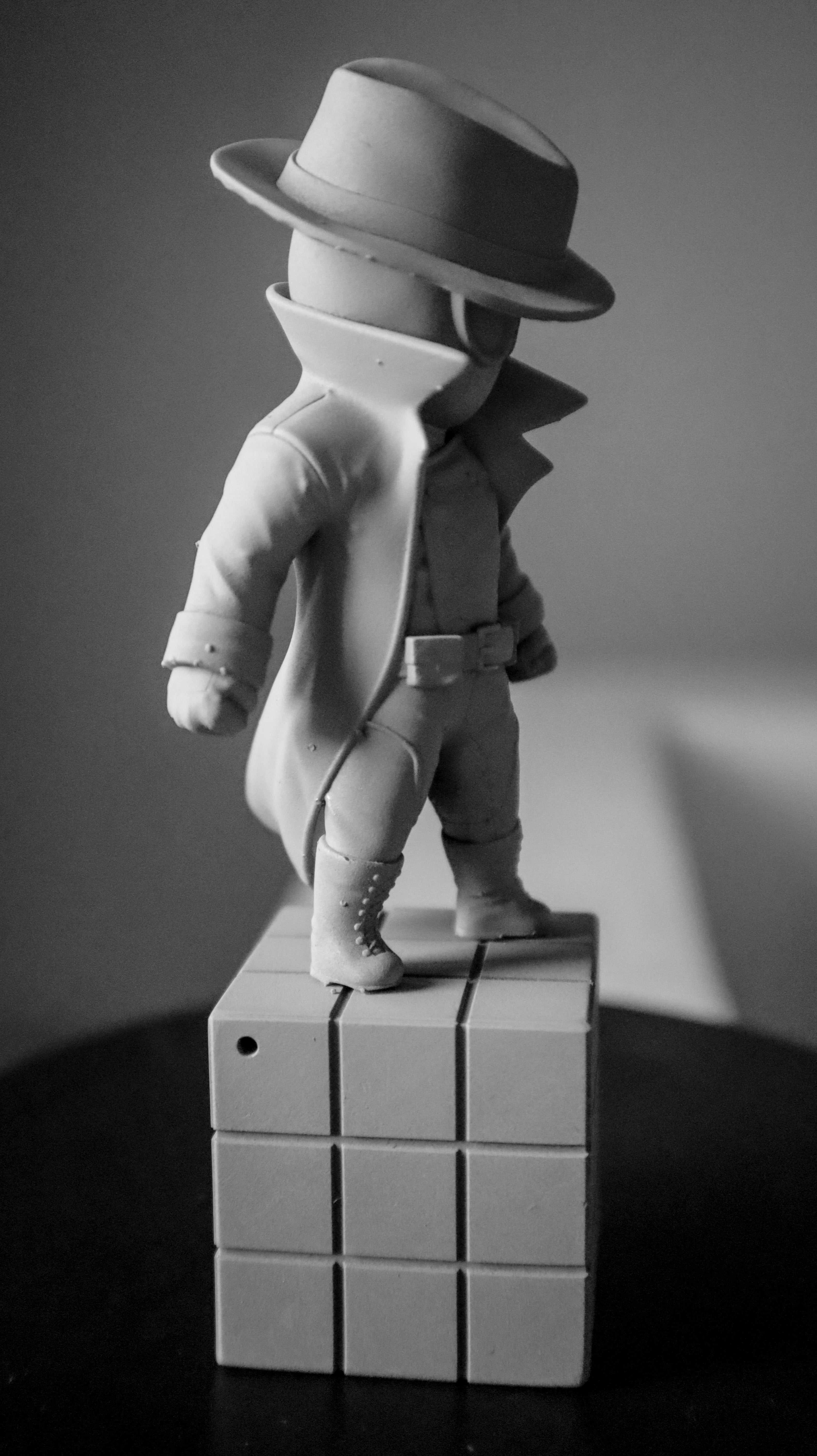 Shadowveil Enforcer | Chibi Unpainted Resin Kit Model