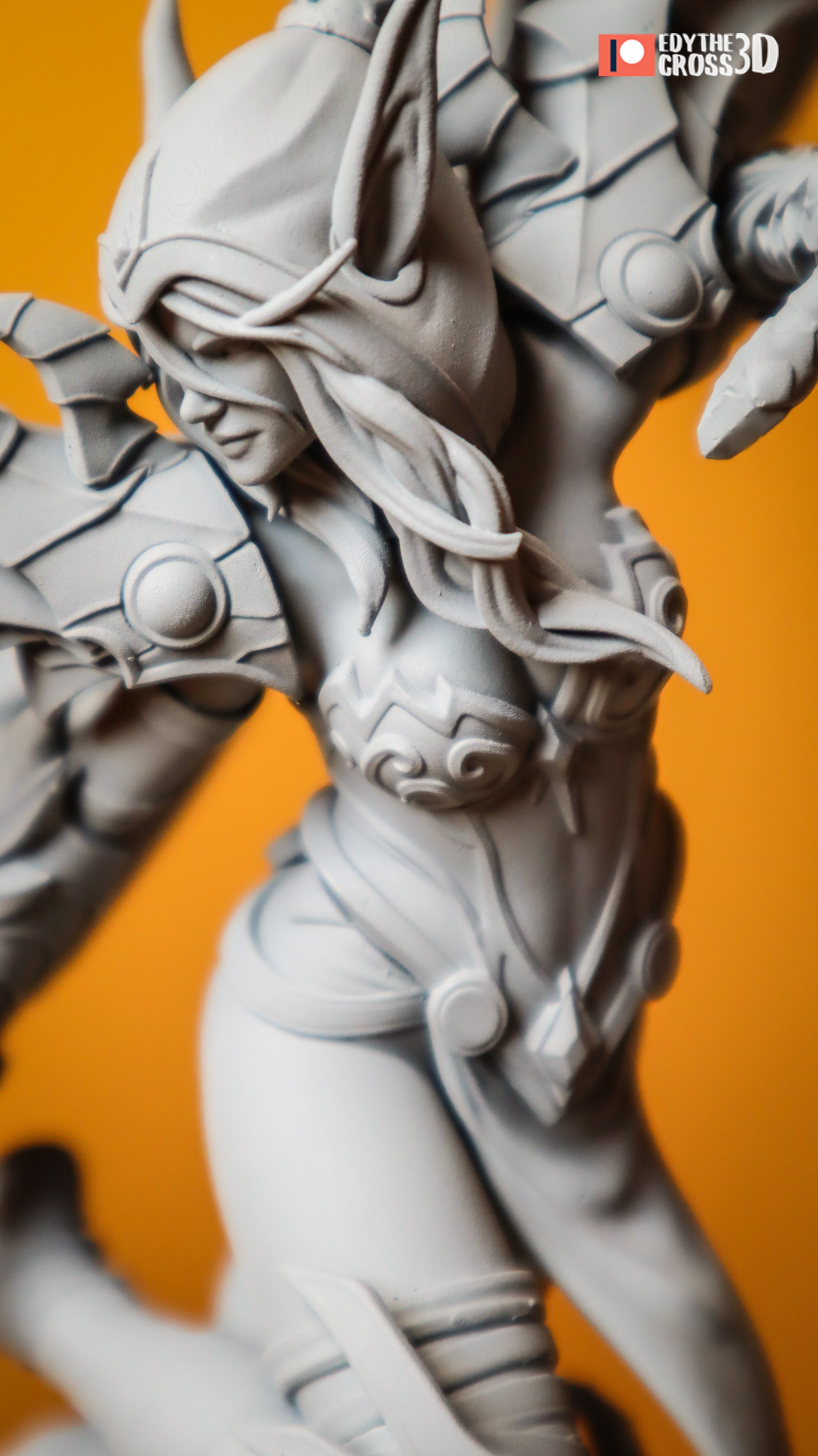 Stormveil Valkyrie | 75mm & 178mm Unpainted Resin Kit Model
