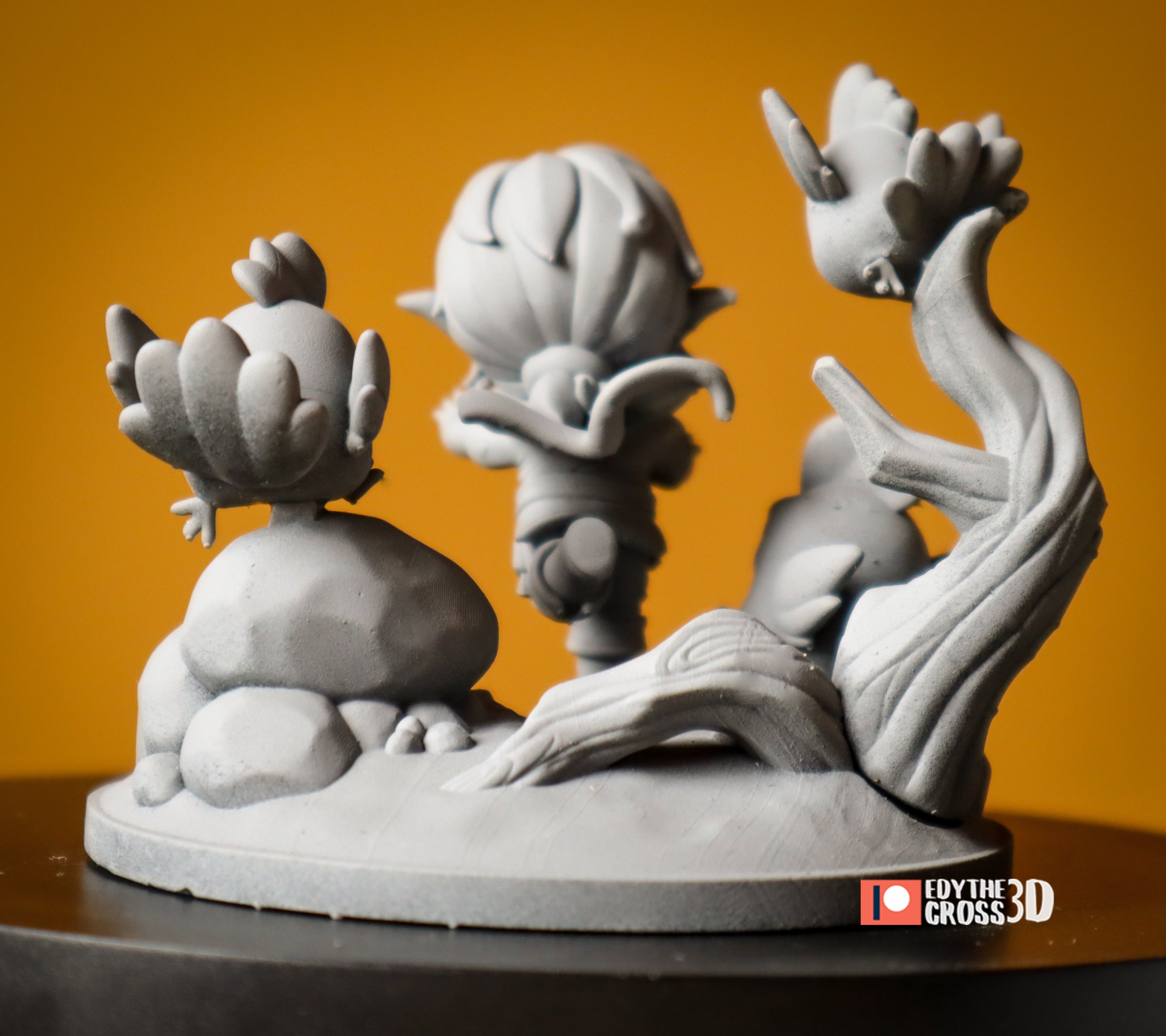Bramblefowl Scamp | Chibi Unpainted Resin Kit Model
