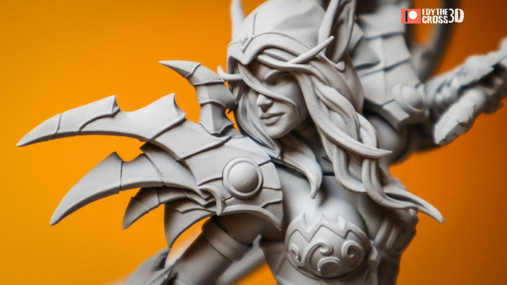 Stormveil Valkyrie | 75mm & 178mm Unpainted Resin Kit Model
