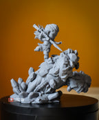 Gearbreaker Vanguard | Chibi Unpainted Resin Kit Model
