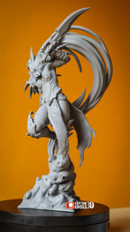Stormveil Valkyrie | 75mm & 178mm Unpainted Resin Kit Model