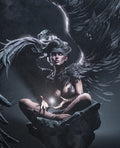 Obsidian Wing Seraph | 1/6 Unpainted Resin Kit Model