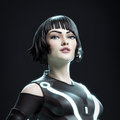 Neon Rift Blade Rider | 1/6 Unpainted Resin Kit Model