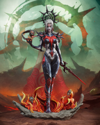 Infernal Voidthorn Sorceress | 1/6 Unpainted Resin Kit Model