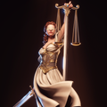 Veiled Justice Guardian | 1/6 Unpainted Resin Kit Model