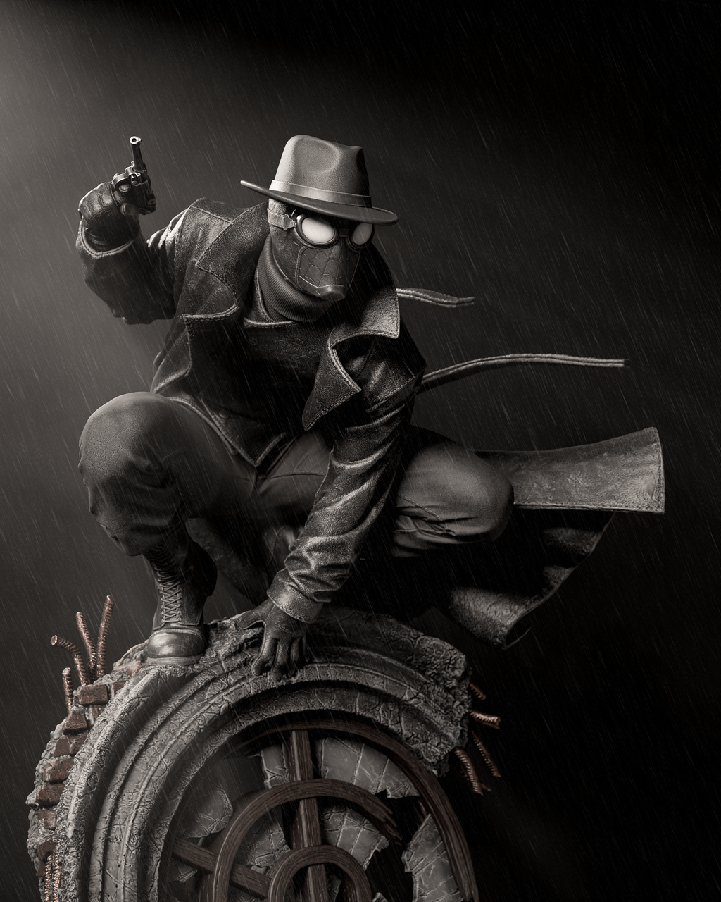 Shadowveil Vigilante | 1/6 Unpainted Resin Kit Model