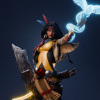 Spirit Falcon Huntress | 1/6 Unpainted Resin Kit Model