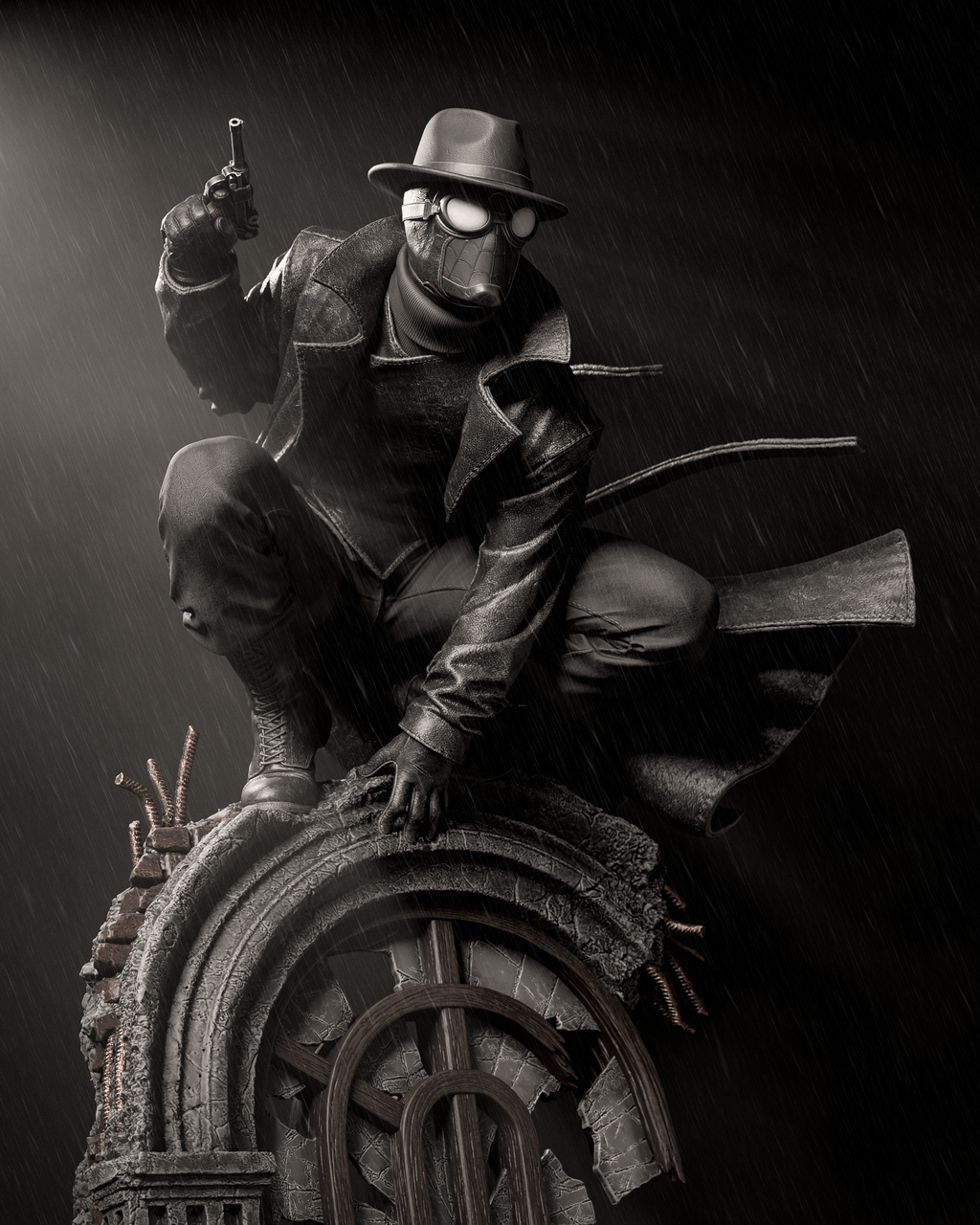 Shadowveil Vigilante | 1/6 Unpainted Resin Kit Model