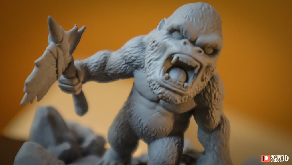 Primal Apex Clash | Chibi Unpainted Resin Kit Model