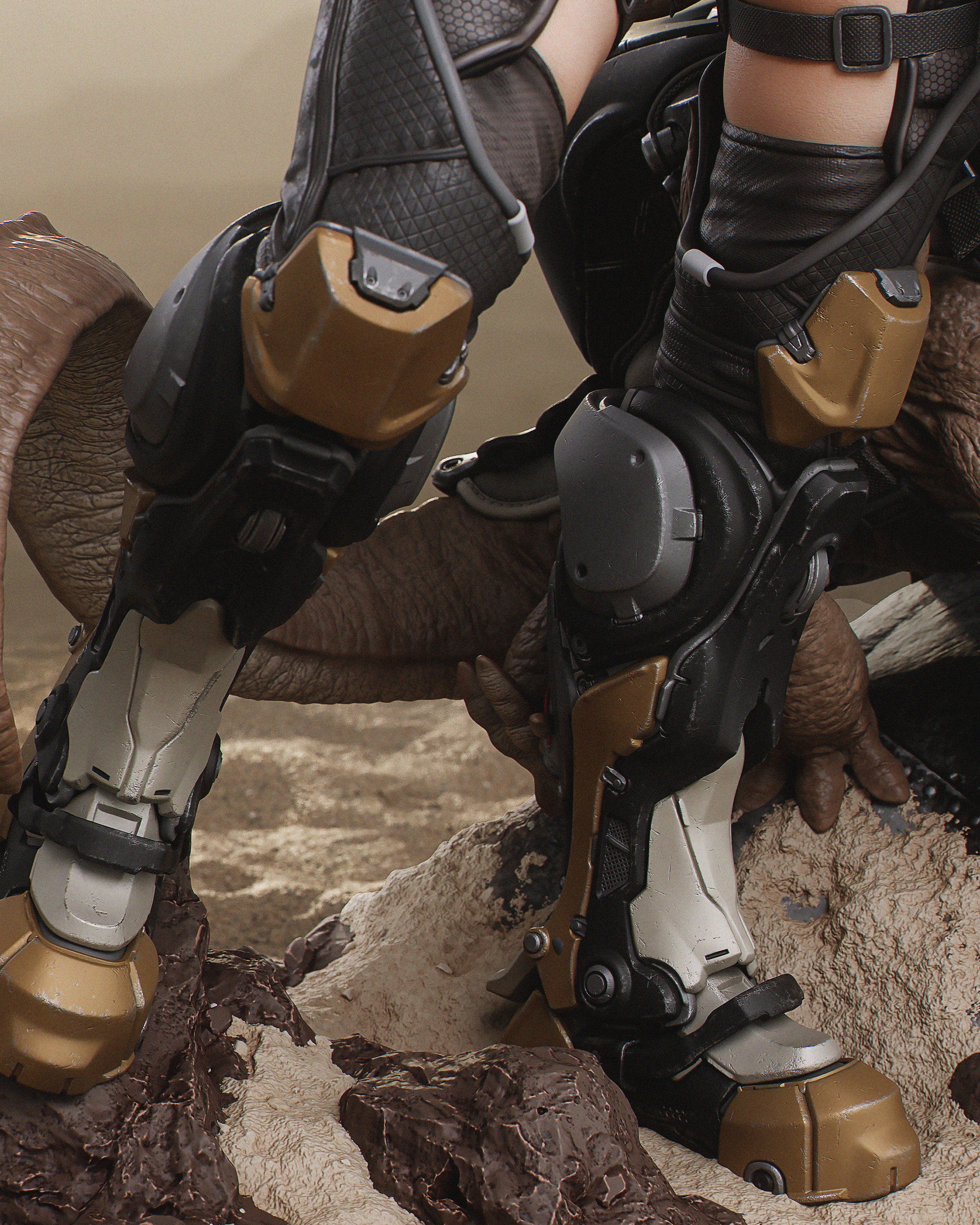 Iron Serpent Wasteland Warden | 1/6 Unpainted Resin Kit Model