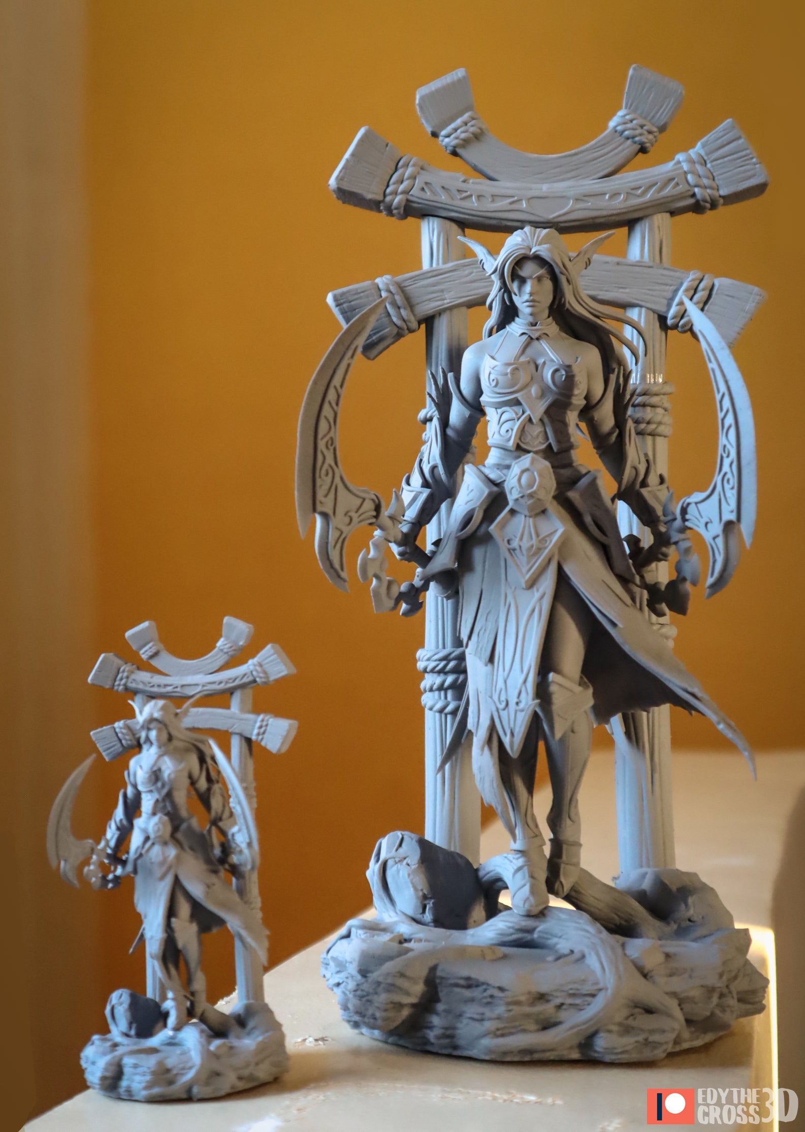 Moonscythe Warden | 1/10 Unpainted Resin Kit Model