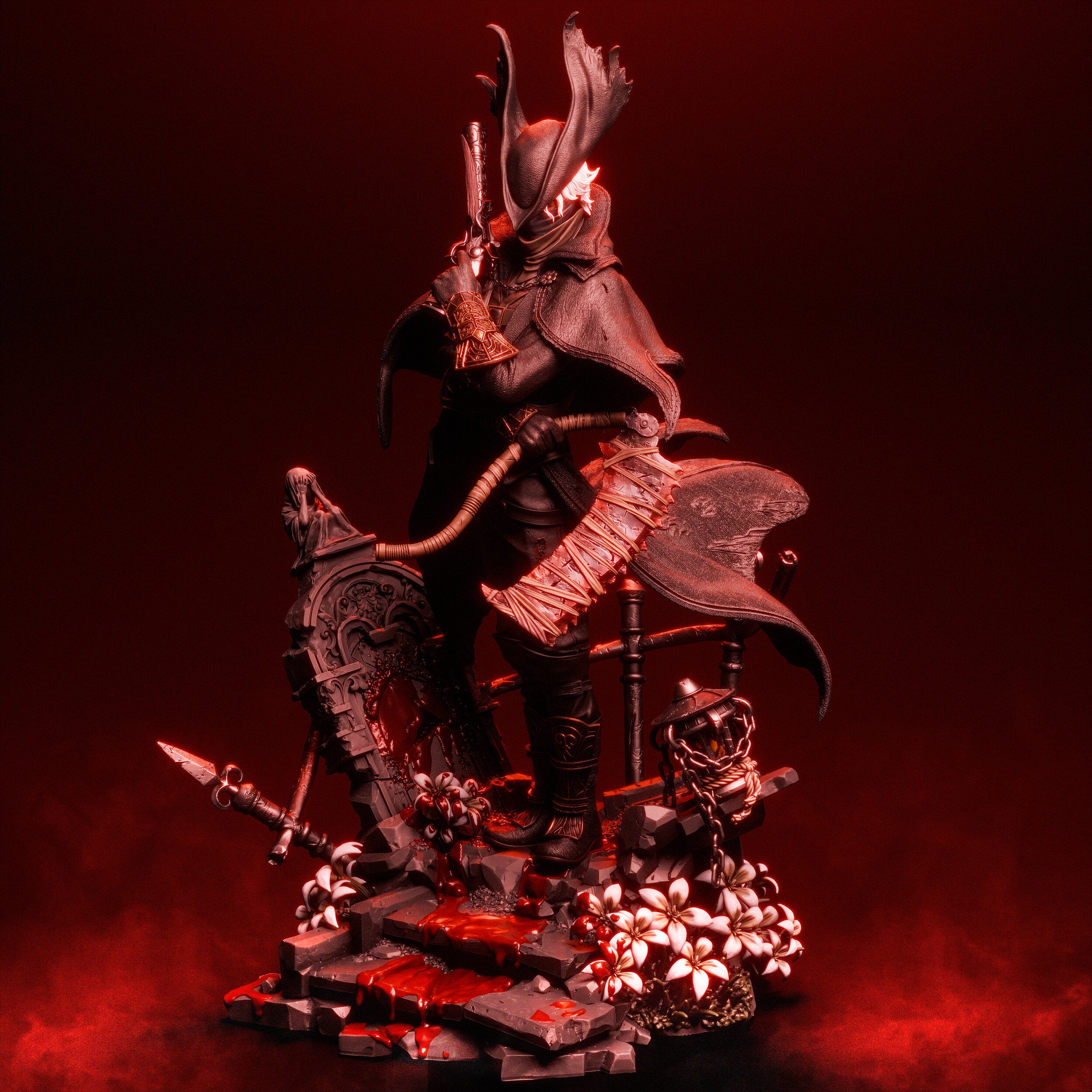 Veilwarden Eclipse Hunter | 1/6 Unpainted Resin Kit Model