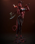 Crimson Fury Axe Warden | 1/6 Unpainted Resin Kit Model