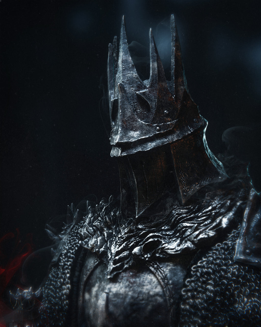 Shadowed Crown Sovereign | 1/6 Unpainted Resin Kit Model