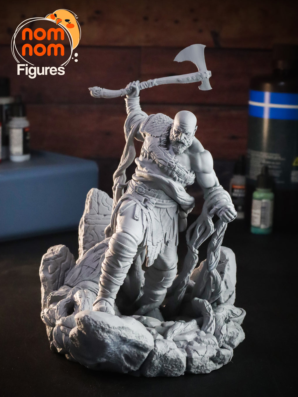 Ragebound Warlord | 1/10 Unpainted Resin Kit Model