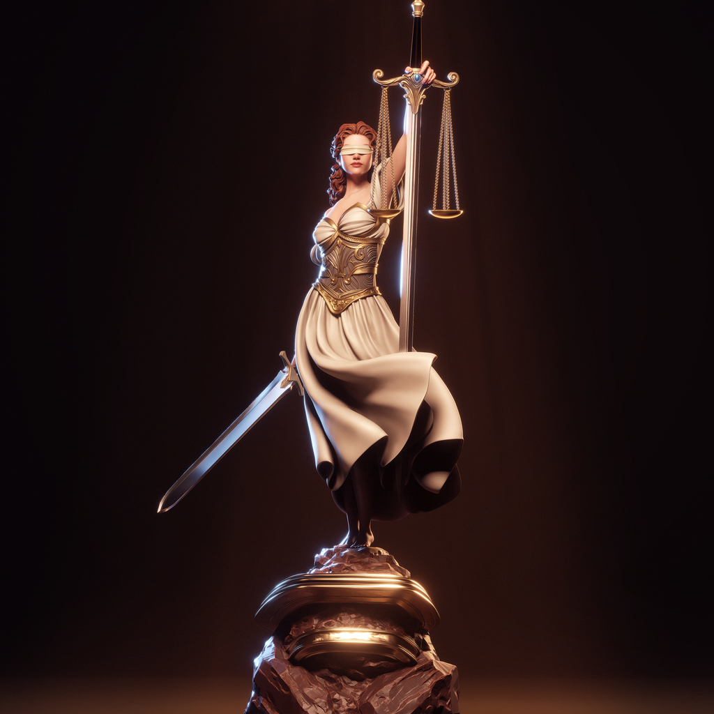 Veiled Justice Guardian | 1/6 Unpainted Resin Kit Model