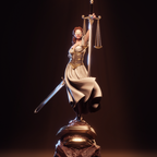 Veiled Justice Guardian | 1/6 Unpainted Resin Kit Model