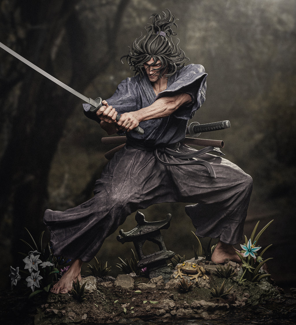 Mistveil Ronin | 1/6 Unpainted Resin Kit Model