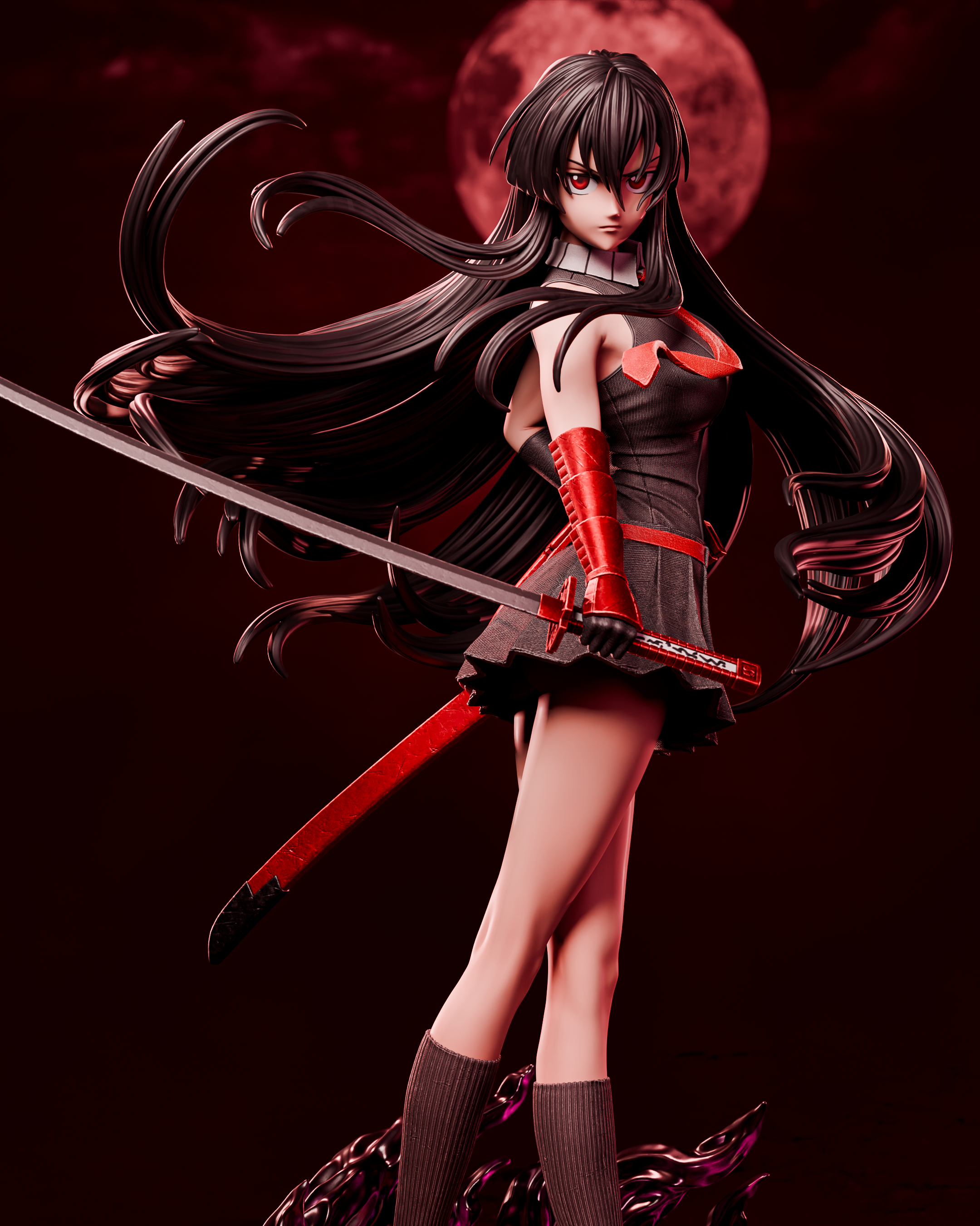 Shadow Blade Assassin | 1/6 Unpainted Resin Kit Model
