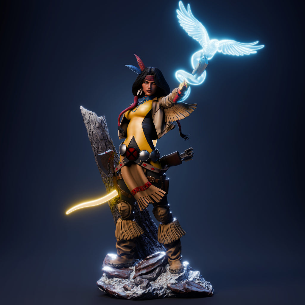 Spirit Falcon Huntress | 1/6 Unpainted Resin Kit Model