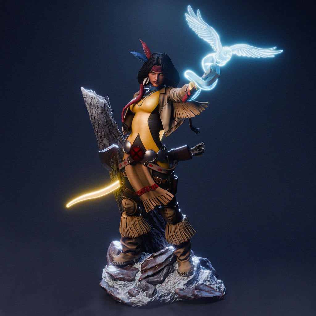 Spirit Falcon Huntress | 1/6 Unpainted Resin Kit Model