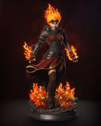 Inferno Flame Sorceress | 1/6 Unpainted Resin Kit Model
