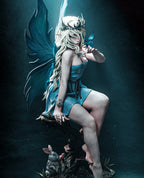 Crystal Wing Ice Fairy | 1/6 Unpainted Resin Kit Model