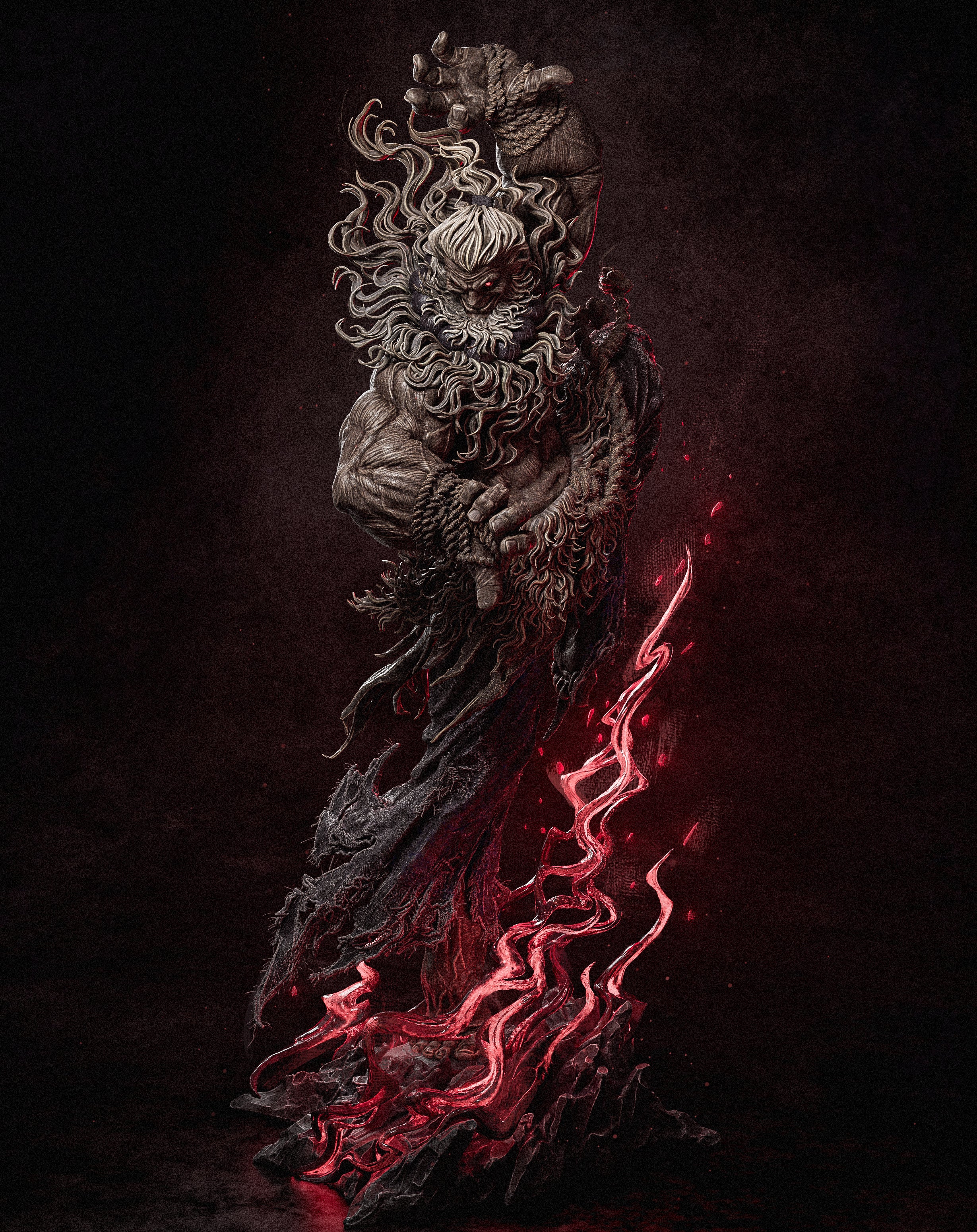 Infernal Rage Behemoth | 1/6 Unpainted Resin Kit Model