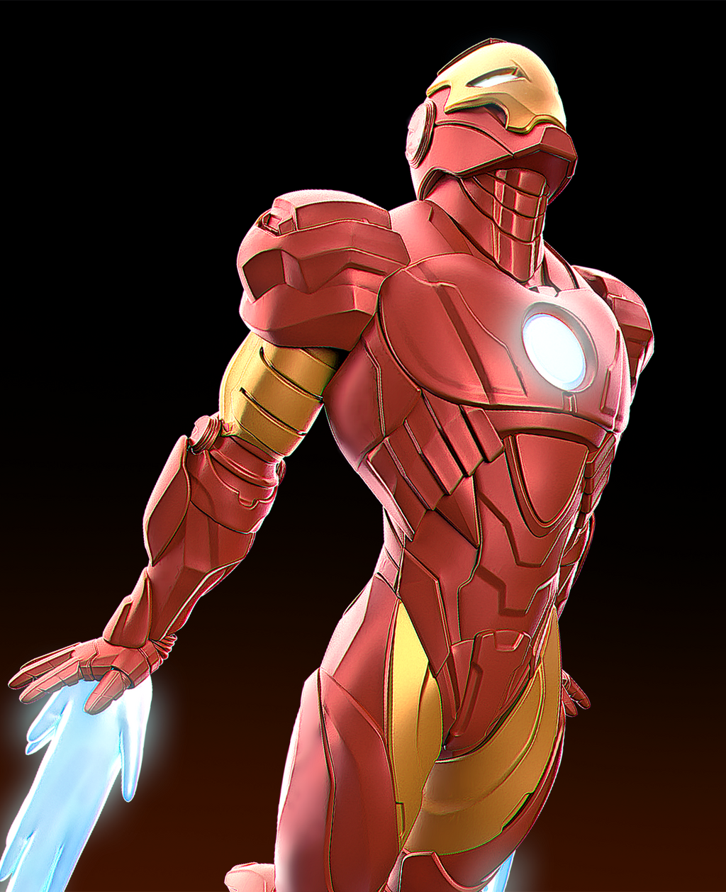 Crimson Titan Sentinel | 1/6 Unpainted Resin Kit Model