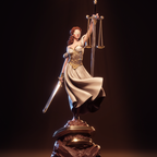 Veiled Justice Guardian | 1/6 Unpainted Resin Kit Model