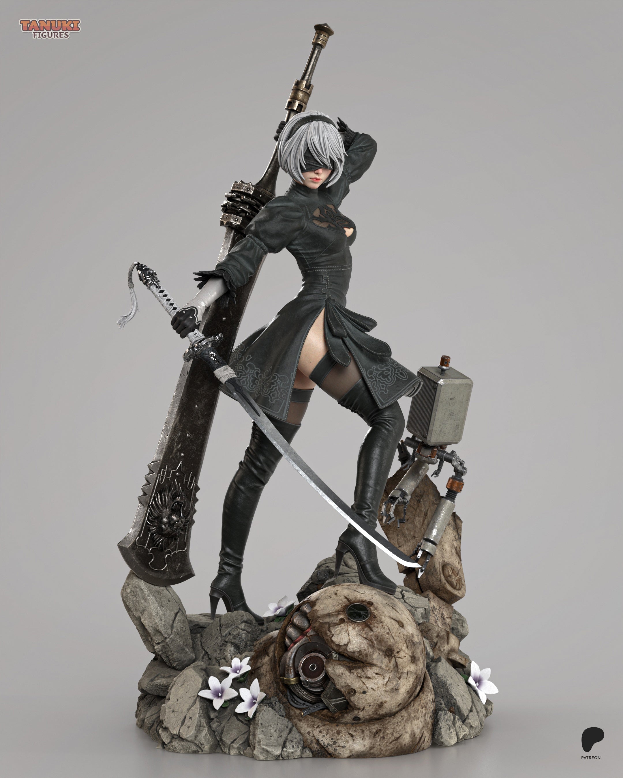 Eclipse Veil Blade Warden | 1/7 Unpainted Resin Kit Model