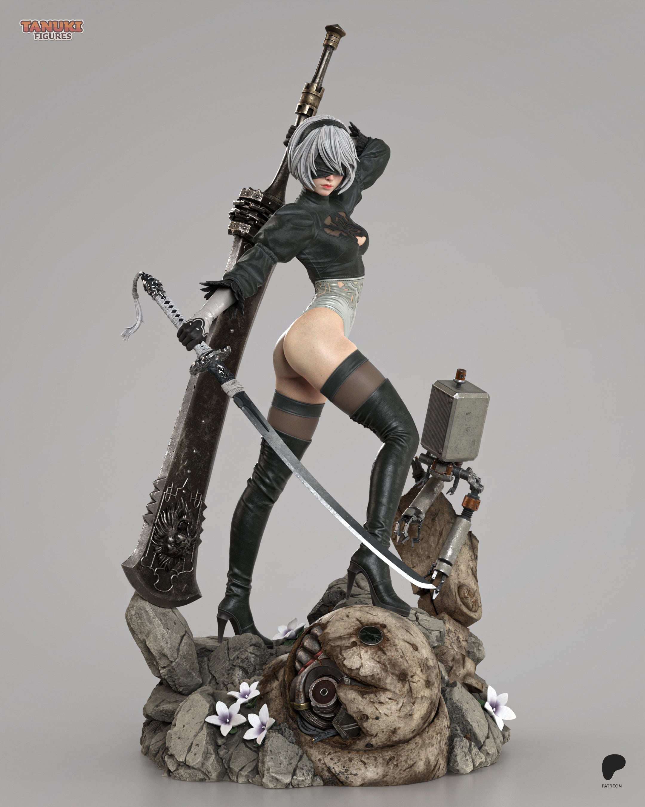 Eclipse Veil Blade Warden | 1/7 Unpainted Resin Kit Model