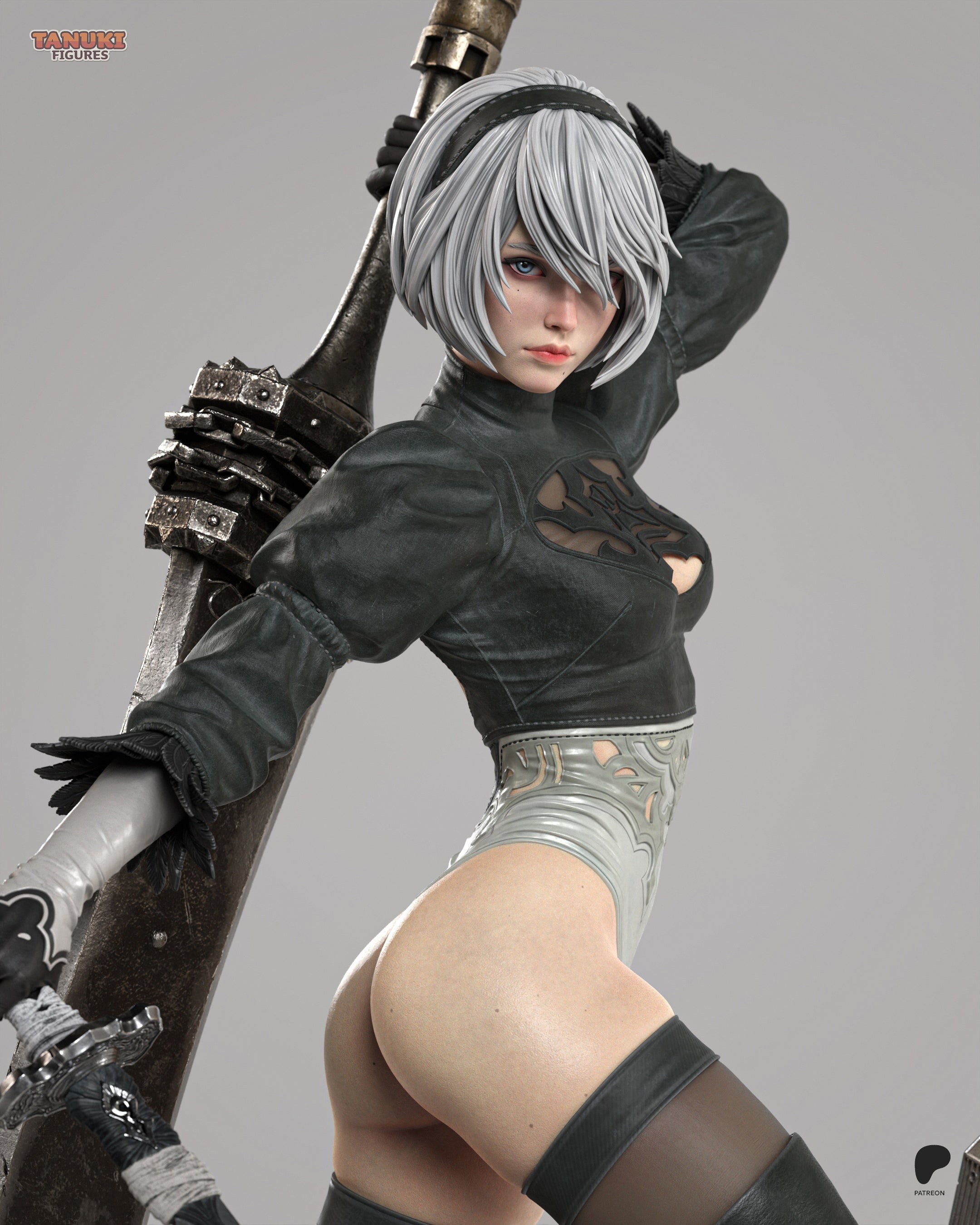 Eclipse Veil Blade Warden | 1/7 Unpainted Resin Kit Model