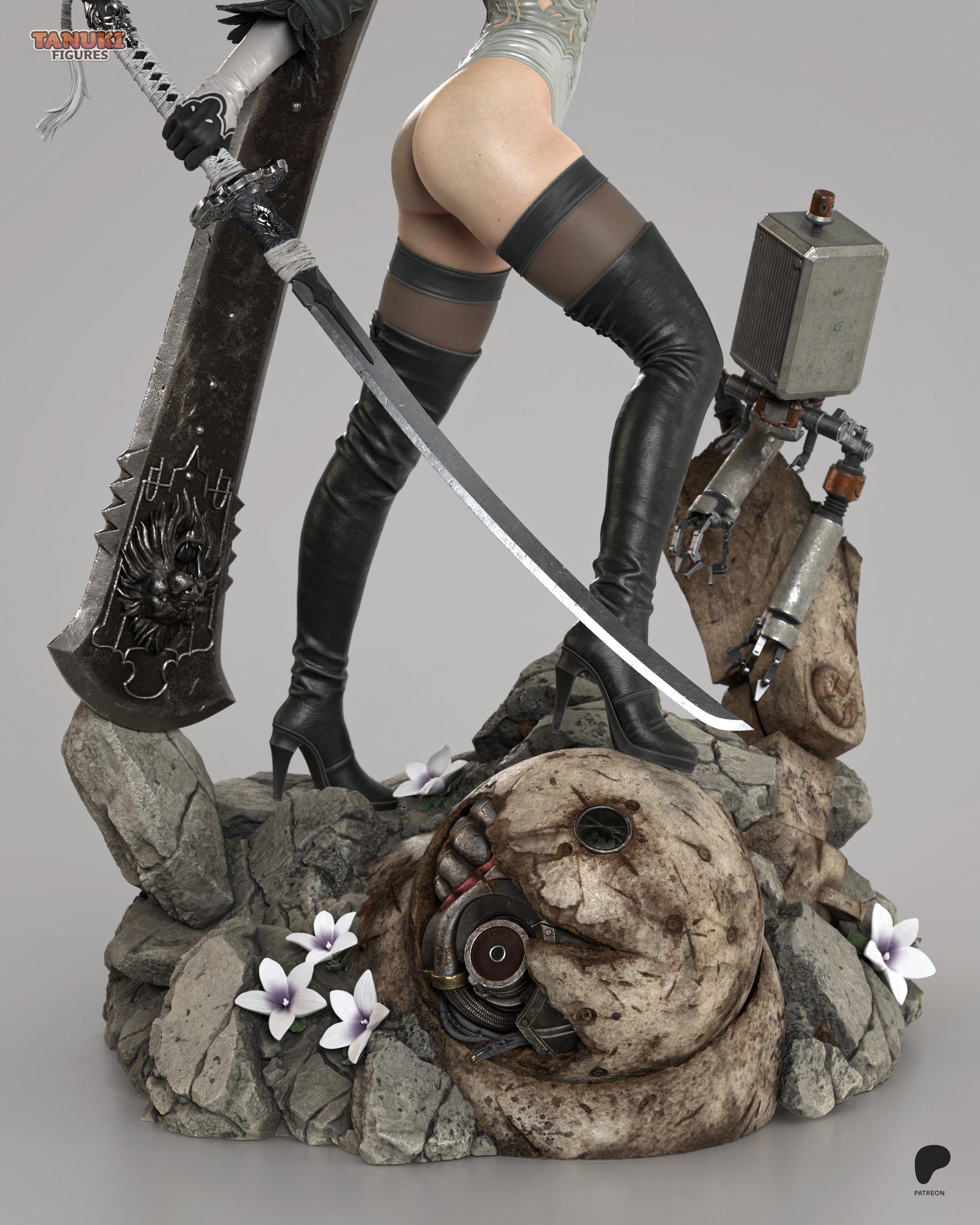 Eclipse Veil Blade Warden | 1/7 Unpainted Resin Kit Model