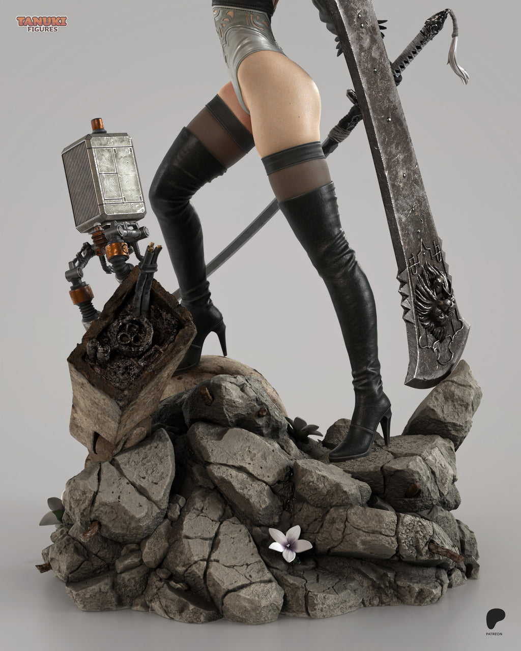 Eclipse Veil Blade Warden | 1/7 Unpainted Resin Kit Model