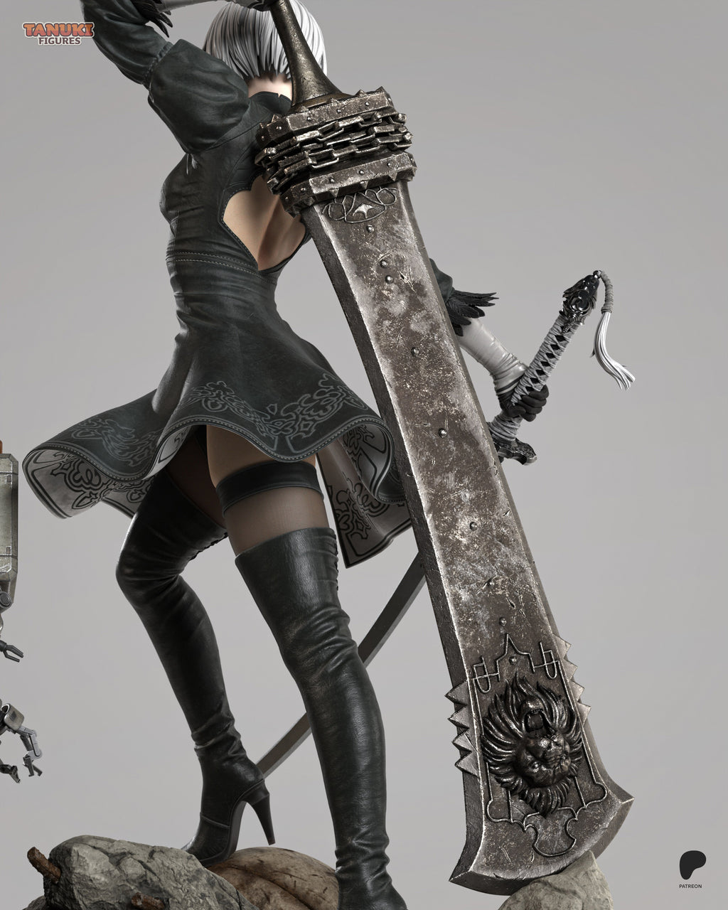 Eclipse Veil Blade Warden | 1/7 Unpainted Resin Kit Model